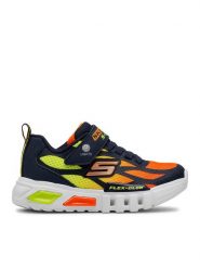 Skechers Sneakersy Dezlo 400016L/NVOR Granatowy. Niebieskie buty sportowe chłopięce Skechers, z materiału, bez zapięcia. Za 269.99 zł.