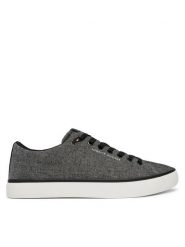 Tommy Hilfiger Tenisówki Th Hi Vulc Core Low Chambray FM0FM05818 Szary. Szare trampki i tenisówki męskie Tommy Hilfiger, bez wzorów, z materiału, bez zapięcia. Za 329.99 zł.