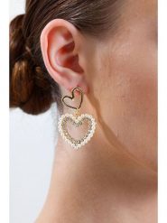 Heliophilia Kolczyki-wkrętki z cyrkoniami rozmiar: onesize. Białe kolczyki damskie Heliophilia, z cyrkonią, z mosiądzu. Za 30.99 zł.