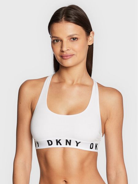 DKNY Biustonosz top DK4519 Biały. Białe biustonosze DKNY, bez wzorów. Za 89.99 zł.