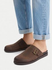 G-Star Raw Klapki EO-MOBEL-01 MI34 Brązowy ciemny. Brązowe klapki i japonki męskie G-Star, ze skóry. Za 144.99 zł.