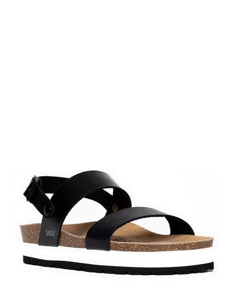 Sunbay Sandały "Tucupita" w kolorze czarnym rozmiar: 40. Czarne sandały damskie Sunbay, bez wzorów, bez obcasa. Za 169.95 zł.