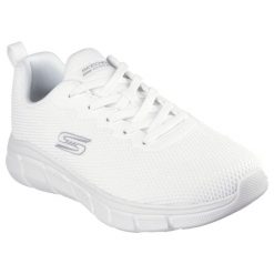 Buty sportowe męskie Skechers Bobs B Flex Chill. Białe buty sportowe na co dzień męskie Skechers, z materiału, bez zapięcia. W wyprzedaży za 290.00 zł.