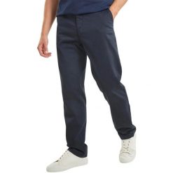 Spodnie Męskie Nautica Nelson. Niebieskie spodnie materiałowe męskie Nautica, bez wzorów, z bawełny, eleganckie. Za 319.00 zł.