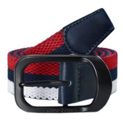Materiałowy (Parciany) Pasek Męski - Pako Jeans - Trójkolorowy. Paski męskie Pako Jeans, bez wzorów, z jeansu, klasyczne. Za 49.00 zł.