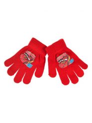 Disney Cars Rękawiczki "Auta" w kolorze czerwonym rozmiar: onesize. Czerwone rękawiczki dziecięce Disney Cars, prążkowane, bez ramiączek. Za 19.86 zł.