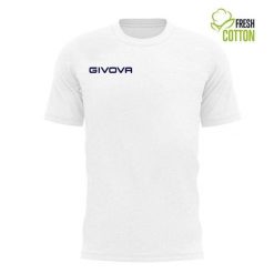 Koszulka Givova 3XL z Bawełny - Elegancki Biały Wygląd. Białe t-shirty sportowe męskie Givova, xl, z bawełny, bez ramiączek, do piłki nożnej. Za 59.82 zł.