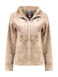 Canadian Peak Kurtka polarowa "Urenaeak" w kolorze jasnobrązowym rozmiar: L. Brązowe kurtki damskie Canadian Peak, l, bez wzorów, z materiału, bez kaptura. Za 139.54 zł.