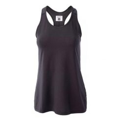 Tank Top Damski Bez Rękawów Lina. Czarne topy sportowe damskie MARTES, l, bez wzorów, z elastanu, bez ramiączek. Za 58.99 zł.