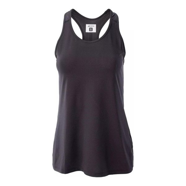 Tank Top Damski Bez Rękawów Lina. Czarne topy sportowe damskie MARTES, l, bez wzorów, z elastanu, bez ramiączek. Za 58.99 zł.
