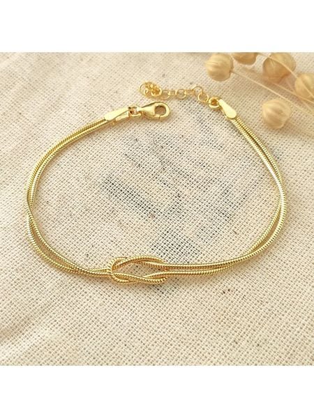 Miu Silver Pozłacana bransoletka rozmiar: onesize. Szare bransoletki damskie Miu Silver, pozłacane. Za 69.99 zł.