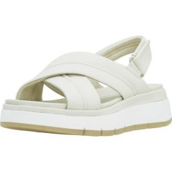 Sandały CLARKS 26181470C Beżowy. Brązowe sandały damskie Clarks, bez wzorów, ze skóry, bez obcasa. Za 407.99 zł.