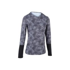 T-Shirt tenisowy Essential damski. Czarne t-shirty damskie ARTENGO, bez wzorów, z elastanu, bez kołnierzyka. Za 24.99 zł.