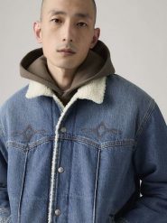 Levi's Kurtka dżinsowa "Western" w kolorze niebieskim rozmiar: L. Niebieskie kurtki męskie Levi's, l, bez wzorów, z bawełny, bez kaptura. Za 271.03 zł.