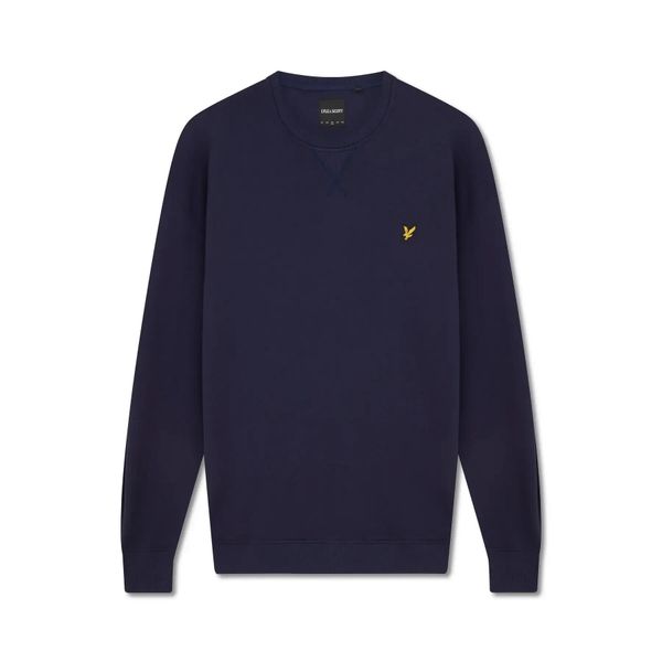 Bluza Lyle & Scott. Niebieskie bluzy bez kaptura męskie LYLE AND SCOTT, l, z bawełny. Za 278.50 zł.