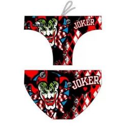 Kąpielówki męskie spodenki kąpielowe slipy Turbo Hombre Crazy Joker. Czerwone kąpielówki męskie TURBO, m, bez wzorów, do pływania. Za 129.99 zł.