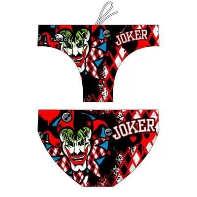 Kąpielówki męskie spodenki kąpielowe slipy Turbo Hombre Crazy Joker. Czerwone kąpielówki męskie TURBO, m, bez wzorów, do pływania. Za 129.99 zł.