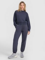 4F Spodnie dresowe joggery damskie - szare S. Szare spodnie dresowe damskie 4f, l, z bawełny. W wyprzedaży za 119.99 zł.