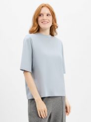 Drykorn Koszulka - Tadura Kobiety Sztuczne włókno niebieski, L. Niebieskie t-shirty damskie Drykorn, l, bez wzorów, z włókna, bez kołnierzyka. Za 229.95 zł.