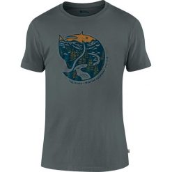 Koszulka bawełniana Fjallraven Arctic Fox T-shirt. Czarne t-shirty męskie Fjällräven, na lato, m, bez wzorów, z bawełny, bez kołnierzyka. Za 255.70 zł.