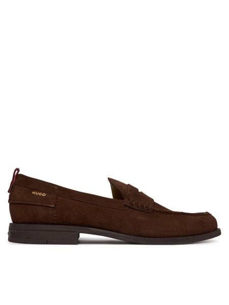 HUGO Mokasyny Varian 50563464 Brązowy. Brązowe mokasyny męskie Hugo, ze skóry. Za 869.99 zł.