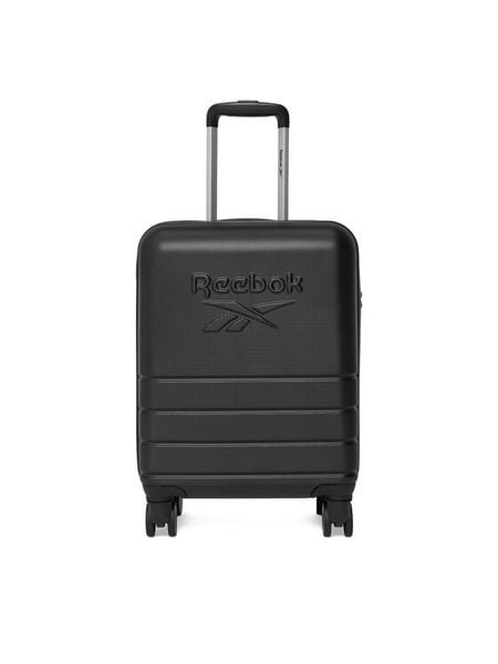 Reebok Walizka kabinowa CEOWB-RBK-WAL-001-CCC-S Czarny. Czarne walizki Reebok, bez wzorów, z tworzywa sztucznego. Za 259.99 zł.