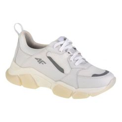 Buty 4F Wmn's Casual H4L-OBDL254-10S białe. Białe buty sportowe na co dzień damskie bez wzorów, z gumy. Za 401.52 zł.