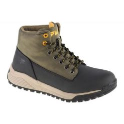 Buty Fila Lance Xxi Mid M FFM0169-83158 czarne. Czarne buty sportowe na co dzień męskie z gumy, bez zapięcia. Za 376.43 zł.