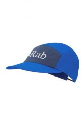 Czapka z daszkiem trekkingowa Talus 5 Panel. Niebieskie czapki męskie RAB, bez wzorów, z materiału. Za 179.99 zł.