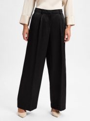 Msch Copenhagen Spodnie - MSCHUlla Kobiety wiskoza czarny, S. Czarne spodnie materiałowe damskie MSCH Copenhagen, bez wzorów, z wiskozy, eleganckie. Za 299.95 zł.