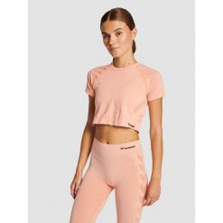 Damska krótka koszulka Hummel CI. Brązowe t-shirty damskie HUMMEL, s, bez wzorów, z dzianiny, bez kołnierzyka. Za 172.50 zł.