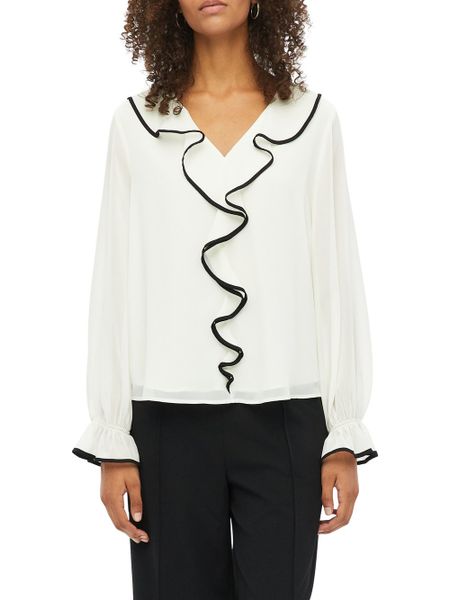 S.Oliver BLACK LABEL koszulka bluzowa Kobiety biały, 42. Białe t-shirty damskie s.Oliver Black Label, s, bez wzorów, bez kołnierzyka. Za 299.95 zł.