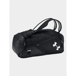 Torba sportowa UNDER ARMOUR Contain Duo Small Backpack Duffle wodoodporna. Czarne torby podróżne damskie Under Armour, bez wzorów. W wyprzedaży za 259.00 zł.