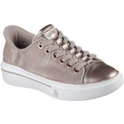 Buty sportowe damskie Skechers Snoop One Velvet Snoop. Szare buty sportowe na co dzień damskie Skechers, bez wzorów, z syntetyku. Za 490.00 zł.