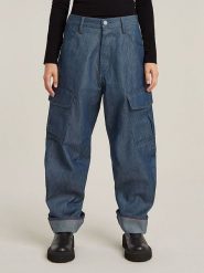 G-Star Dżinsy "Cargo 3D" - Boyfriend fit - w kolorze niebieskim rozmiar: W26/L28. Niebieskie jeansy damskie G-Star. Za 200.13 zł.