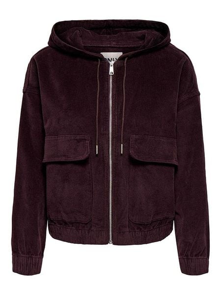 ONLY Kurtka przejściowa w kolorze bordowym rozmiar: XL. Czerwone kurtki damskie Only, xl, bez wzorów, bez kaptura. Za 189.95 zł.
