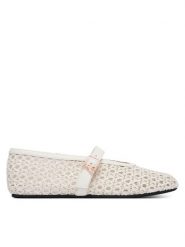 Patrizia Pepe Baleriny PPJ376.06 Biały. Białe baleriny damskie Patrizia Pepe, bez wzorów, ze skóry, bez obcasa. Za 539.99 zł.