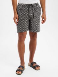 Redefined Rebel Szorty - RRBrett Mężczyźni Bawełna czarny|wielokolorowy, XL. Czarne szorty męskie Redefined Rebel, z bawełny, bez kołnierzyka. Za 119.95 zł.