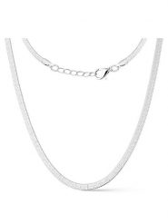 Miu Silver Srebrny naszyjnik - dł. 45 cm rozmiar: onesize. Szare naszyjniki damskie Miu Silver, srebrne. Za 130.99 zł.