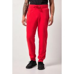 Męskie Spodnie dresowe ściągane sznurkiem nowoczesny krój do roz. 8XL. Czerwone spodnie dresowe męskie JAY-PI, bez wzorów, z bawełny. Za 239.99 zł.