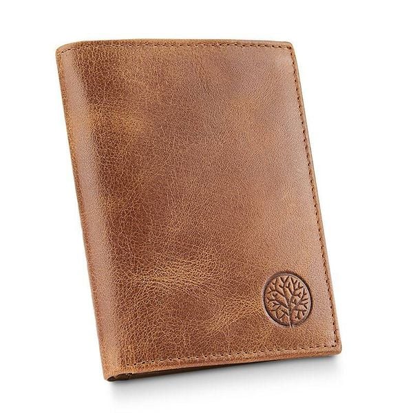 Portfel męski BETLEWSKI j. brązowy BPM-BB-62. Brązowe portfele męskie Betlewski, bez wzorów, ze skóry. Za 119.99 zł.