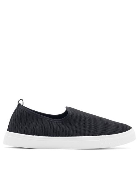 Nelli Blu Tenisówki CSS20518-01(IV) Czarny. Czarne buty sportowe dziewczęce Nelli Blu, bez wzorów, z materiału, bez zapięcia. Za 49.99 zł.