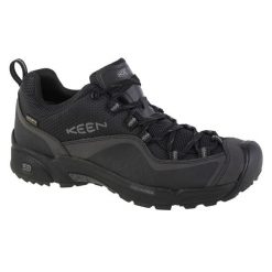 Buty trekkingowe męskie, Keen Wasatch Crest WP. Czarne buty trekkingowe męskie Keen, bez zapięcia, trekkingowe. Za 449.99 zł.