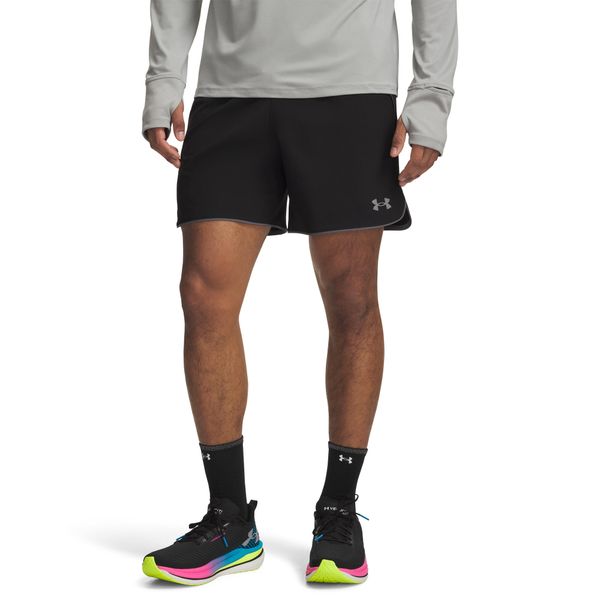 Męskie szorty Under Armour UA Velociti Pro 7in Short-BLK. Czarne szorty sportowe męskie Under Armour, l, z materiału, do biegania. Za 223.70 zł.
