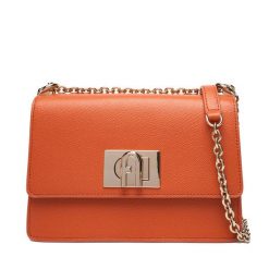 Torebka Furla. Czerwone torebki klasyczne damskie Furla, bez wzorów, wizytowe, bez kołnierzyka, bez ramiączek. Za 1,619.00 zł.