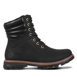 Trapery Luhta. Czarne trapery damskie Luhta, bez obcasa. Za 449.99 zł.