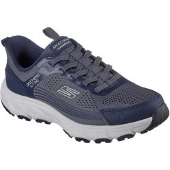 Buty sportowe męskie Skechers Hillcrest 2.0. Niebieskie buty sportowe na co dzień męskie Skechers, bez zapięcia. Za 490.00 zł.