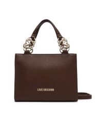 LOVE MOSCHINO Torebka JC4006PP1PLB0300 Brązowy. Brązowe torebki klasyczne damskie Love Moschino, bez wzorów, ze skóry, bez dodatków. Za 949.99 zł.