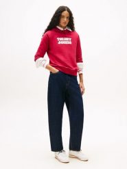 TOMMY JEANS Bluza w kolorze czerwonym rozmiar: XXL. Czerwone bluzy z kapturem damskie Tommy Jeans, xxl, z bawełny. Za 279.11 zł.