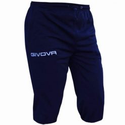 Spodenki piłkarskie dla dorosłych Givova One granatowe. Niebieskie szorty męskie Givova, bez kołnierzyka. Za 30.99 zł.